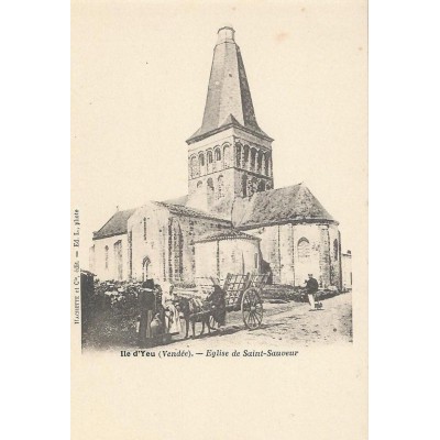 L'île d'Yeu - Eglise de Saint-Sauveur 1900